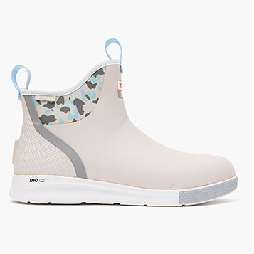 XTRATUF Men's 6 IN Ankle Deck Boot Sport DUCK CAMO GRAY