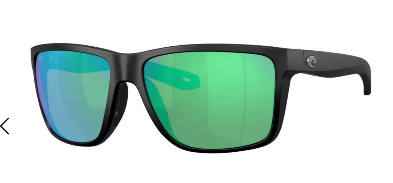 Costa Broadbill ll XL Matte Black w/ Green Mirror 580