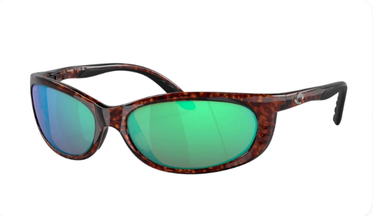 Costa Fathom 10 Tortoise w/ Green Mirror 580G