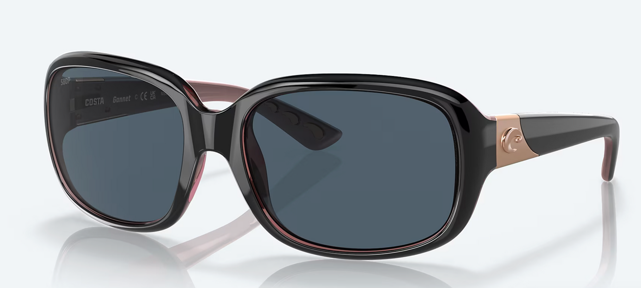 Costa Gannet- Shiny Black Hibiscus/ Gray 580P