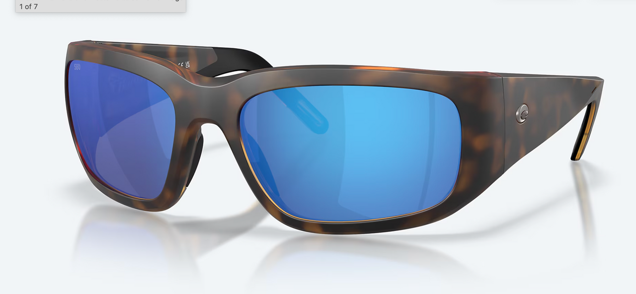 Costa Bulley Bait Matte Tortoise/ Blue Mirror 580G