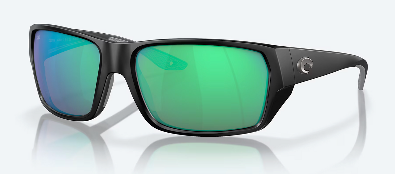 Costa Tailfin – Matte Black / Green Mirror 580G