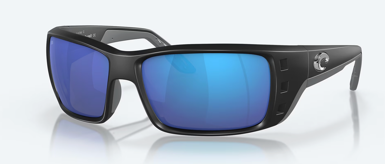 Costa Permit 902219 = Matte Black / Blue Mirror 580G