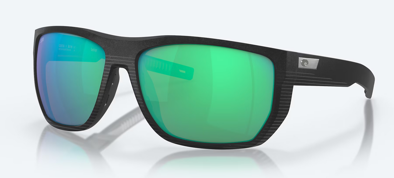 Costa Santiago – Net Black / Green Mirror 580G