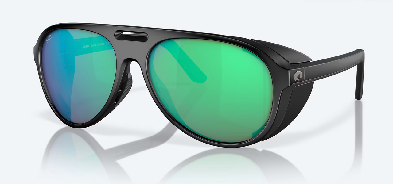 Costa Grand Catalina – Matte Black / Green Mirror 580G