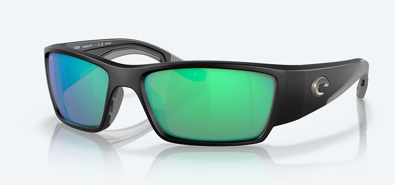 Costa Corbina PRO – Matte Black / Green Mirror 580G
