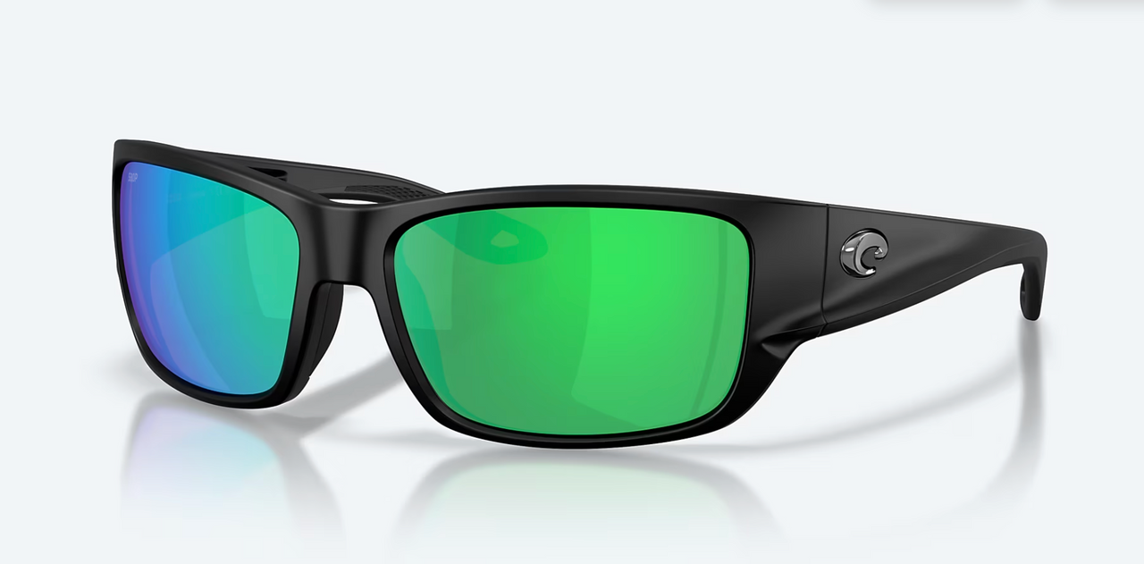 Costa Schoolie – Matte Black / Green Mirror 580P