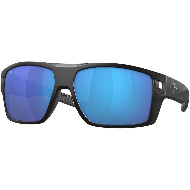 Costa Diego – Matte Black / Blue Mirror 580G