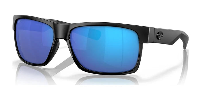 Costa Half Moon — Shiny Black / Blue Mirror 580G
