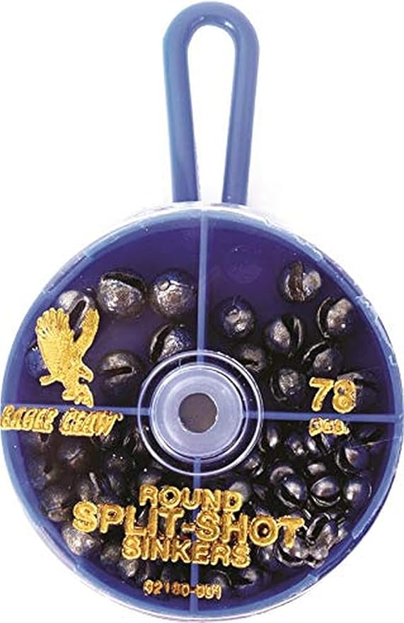 Eagle Claw Split Shot Sinker Assortment, 78 PC