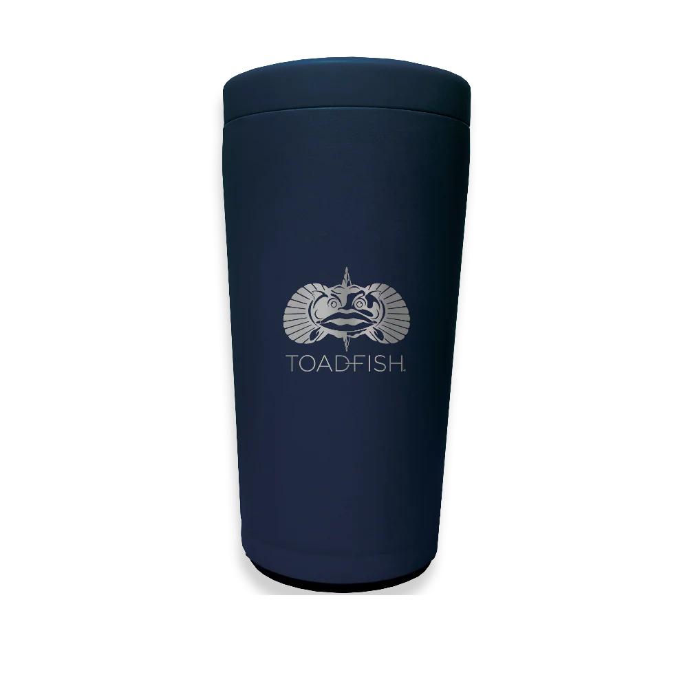 Toadfish Non-Tipping Can Cooler -Navy