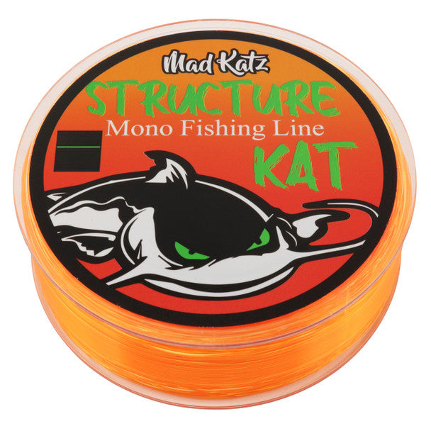 Mad Katz Structure Kat Mono FIshing Line- 40 LB Orange